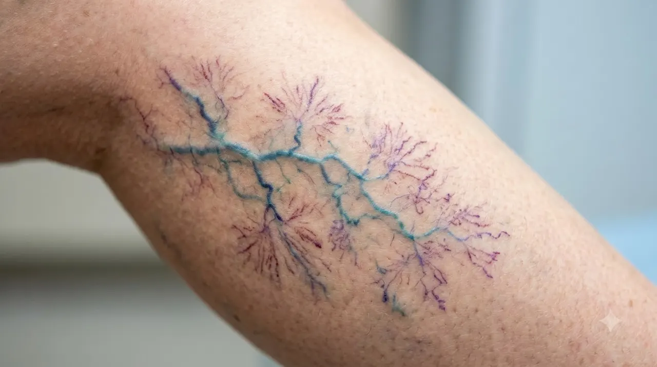 Reticular Feeder Veins